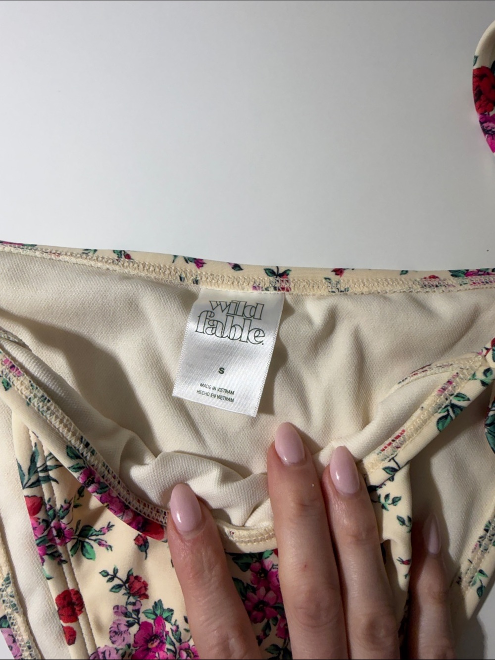 Flower Print Bikini Set - Picture 6 of 7
